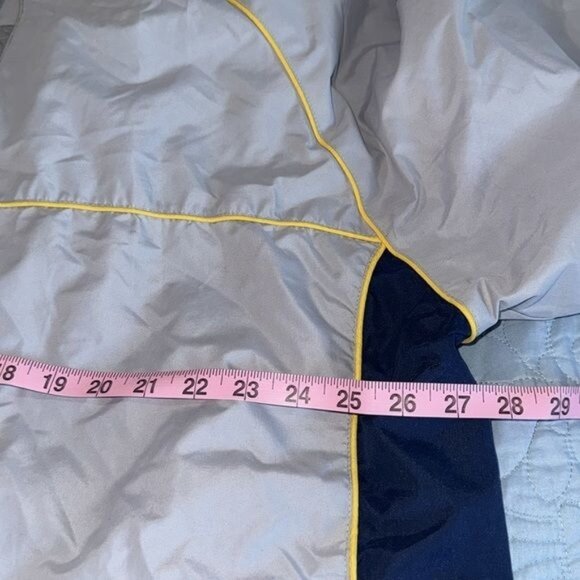 Athletic Works Gray & Yellow Windbreaker Jacket LIKE 1X - Picture 10 of 11